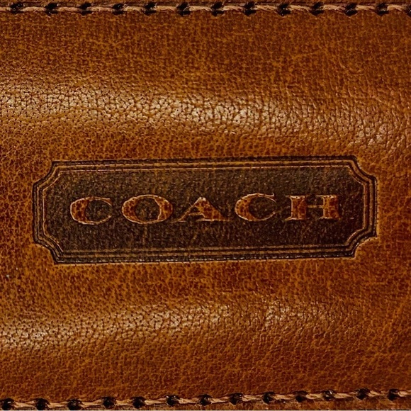 Vintage Coach Tan  Hangtag  Key Ring/Key Fob NWOT - Picture 4 of 5